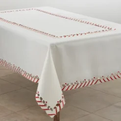 Saro Lifestyle Candy Cane Design Holiday Christmas Tablecloth 11 Saro Lifestyle Candy Cane Design Holiday Christmas Tablecloth -Winter Glow Store GUEST 40531762 bc8b 4d76 8d9f 36c378839b6d