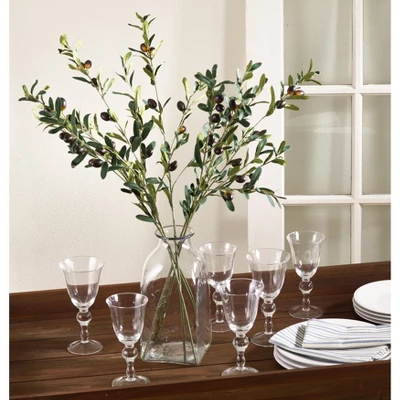 Saro Lifestyle Pit Stop Faux Olive Branch (Set Of 4 Pcs) 2 Saro Lifestyle Pit Stop Faux Olive Branch (Set Of 4 Pcs) - Image 2