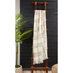 Saro Lifestyle Saro Lifestyle Crosshatch Design Throw Blanket, Multi, 50"x60" 5 Saro Lifestyle Saro Lifestyle Crosshatch Design Throw Blanket, Multi, 50"x60" -Winter Glow Store GUEST 40d25a34 693f 4e48 9321 9dcc4b7227ee