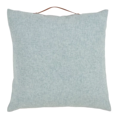 18"x18" Chenille With Handle Poly Filled Square Throw Pillow - Saro Lifestyle 4 18"x18" Chenille With Handle Poly Filled Square Throw Pillow - Saro Lifestyle - Image 4