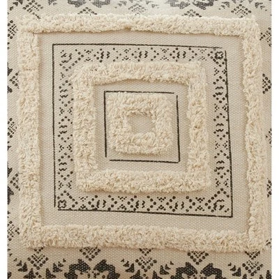 Saro Lifestyle Saro Lifestyle Printed + Tufted Decorative Pillow Cover 2 Saro Lifestyle Saro Lifestyle Printed + Tufted Decorative Pillow Cover - Image 2