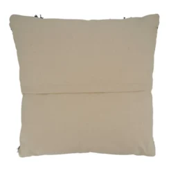 Saro Lifestyle Diamond Fringe Decorative Pillow Cover, Grey, 20"