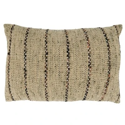 Saro Lifestyle Saro Lifestyle Cotton Pillow Cover With Thin Stripe Design 3 Saro Lifestyle Saro Lifestyle Cotton Pillow Cover With Thin Stripe Design - Image 3