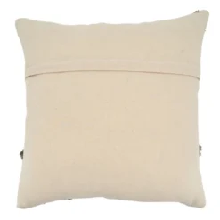 Saro Lifestyle Saro Lifestyle Throw Pillow Cover With Printed And Embroidered Abstract Design, Multi, 20"