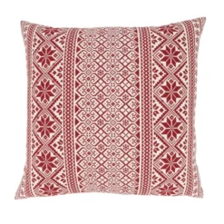 Saro Lifestyle Seasonal Spirit Christmas Pattern Throw Pillow Cover -Winter Glow Store GUEST 475ae645 9812 4a1b a997 c5016854d966
