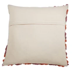 Saro Lifestyle Block Print Embroidered Floor Pillow