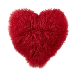 Saro Lifestyle Lush And Luxe Heart-Shaped Mongolian Lamb Fur Poly Filled Throw Pillow 8 Saro Lifestyle Lush And Luxe Heart-Shaped Mongolian Lamb Fur Poly Filled Throw Pillow -Winter Glow Store GUEST 49018811 1b73 4df8 b307 367f1139f7ab