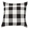 Saro Lifestyle Buffalo Plaid Decorative Pillow Cover