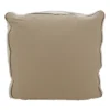 Saro Lifestyle Two-Tone Pouf, 20"x20"x14" Square, Natural