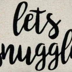 Saro Lifestyle Lets Snuggle Embroidered Decorative Pillow Cover, Natural, 17" 3 Saro Lifestyle Lets Snuggle Embroidered Decorative Pillow Cover, Natural, 17" -Winter Glow Store GUEST 4f7a3248 4fe7 450b 8aea 3f3161ee6a88 1