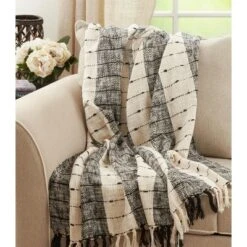 Saro Lifestyle Cotton Throw With Striped Design 8 Saro Lifestyle Cotton Throw With Striped Design -Winter Glow Store GUEST 50c57771 e300 4323 ba3b 6a94e3809d59