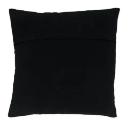 Saro Lifestyle Striped Chindi Decorative Pillow Cover, Moss, 20"