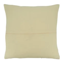 Saro Lifestyle Down Filled Throw Pillow With Stitch Line Design, 20", Beige
