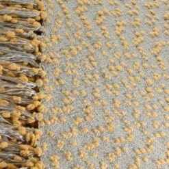 50"x60" Petite Pom-Pom Design Throw Blanket - Saro Lifestyle