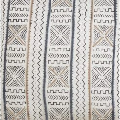 Oversize Poly Filled Light Mud Cloth Throw Pillow White - Saro Lifestyle -Winter Glow Store GUEST 54257203 4435 4e6d bb4f 84f4ab81097f