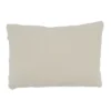 Saro Lifestyle Fringe Lace And Pom Pom Applique Decorative Pillow Cover, Ivory, 12"x18"