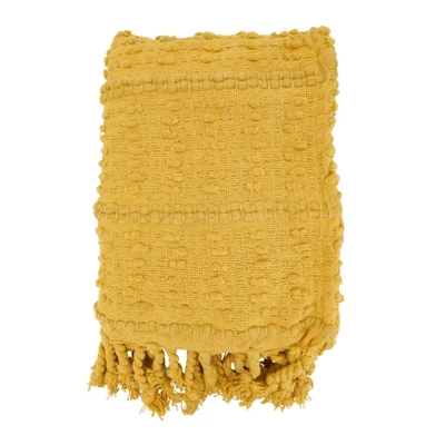Striped Woven Fringe Throw Blanket - Saro Lifestyle 5 Striped Woven Fringe Throw Blanket - Saro Lifestyle - Image 5