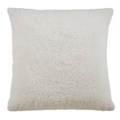 Saro Lifestyle Square Decorative Pillow Cover, Red, 17"