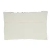 12"x20" Oversize Rope Design Down Filled Lumbar Throw Pillow Ivory - Saro Lifestyle