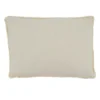 Saro Lifestyle Pom Pom Applique Decorative Pillow Cover, Ivory, 12"x18"