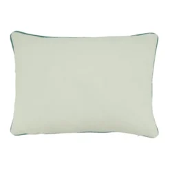 Saro Lifestyle Down Filled Throw Pillow With Beach Design, 14"x20", Off-White