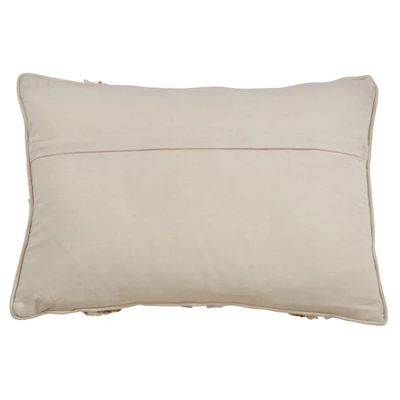 Saro Lifestyle Saro Lifestyle Block Print Design Pillow Cover, Blue, 16"x24" 1 Saro Lifestyle Saro Lifestyle Block Print Design Pillow Cover, Blue, 16"x24"