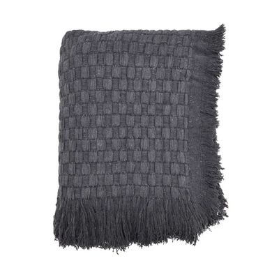 Saro Lifestyle Warm Waffle Weave Throw 5 Saro Lifestyle Warm Waffle Weave Throw - Image 5