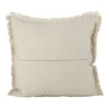 20"x20" Oversize Down Filled Fringed Diamond Square Throw Pillow - Saro Lifestyle