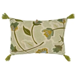 Saro Lifestyle Saro Lifestyle Large Floral Design Embroidered Pillow Cover 6 Saro Lifestyle Saro Lifestyle Large Floral Design Embroidered Pillow Cover -Winter Glow Store GUEST 646bced6 a0d1 4ccd a419 273bbe5db232