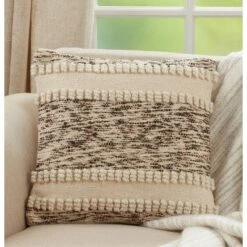 18"x18" Woven Design With Woven Texture Square Pillow Cover Ivory - Saro Lifestyle 6 18"x18" Woven Design With Woven Texture Square Pillow Cover Ivory - Saro Lifestyle -Winter Glow Store GUEST 653a2561 160b 4d2d af45 e9eb185af383