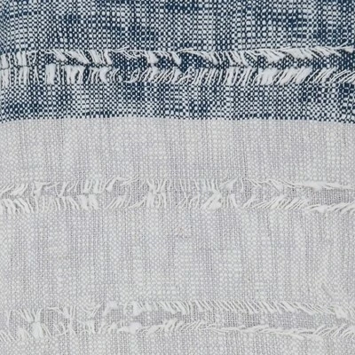 Saro Lifestyle Color Block Throw, 50x60 Inches, Blue 2 Saro Lifestyle Color Block Throw, 50x60 Inches, Blue - Image 2