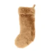 Saro Lifestyle Cozy Delight Lamb Fur Stocking
