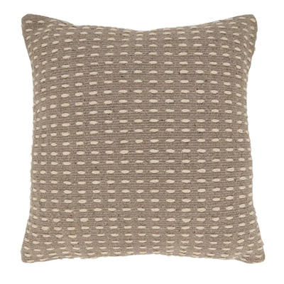 20"x20" Oversize Woven Wonder Dashed Square Throw Pillow Cover - Saro Lifestyle 3 20"x20" Oversize Woven Wonder Dashed Square Throw Pillow Cover - Saro Lifestyle - Image 3