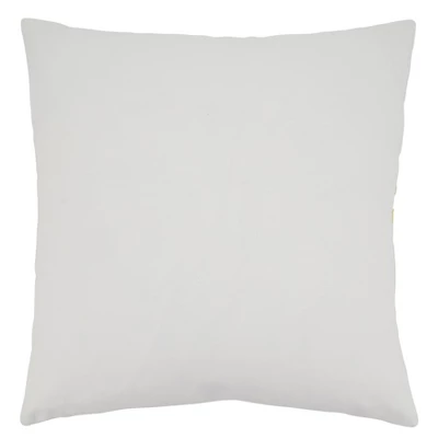 Saro Lifestyle Embroidered Lime Decorative Pillow Cover, Lime, 18" 1 Saro Lifestyle Embroidered Lime Decorative Pillow Cover, Lime, 18"