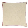 Saro Lifestyle Holly Wreath Decorative Pillow Cover, Multi, 18"