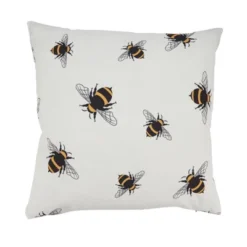 Saro Lifestyle Charming Bumble Bee Outdoor Pillow With Poly Fill, 18"x18", Off-White 7 Saro Lifestyle Charming Bumble Bee Outdoor Pillow With Poly Fill, 18"x18", Off-White -Winter Glow Store GUEST 6cd40e74 e698 4e3c 9a8e 4cb2b8320924
