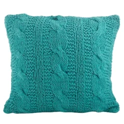 20"x20" Oversize Cable Knit Design Square Throw Pillow - Saro Lifestyle 12 20"x20" Oversize Cable Knit Design Square Throw Pillow - Saro Lifestyle -Winter Glow Store GUEST 6d86090d a735 4431 a849 c1e62c2b2321