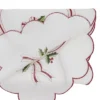 Saro Lifestyle Embroidered Table Runner With Christmas Design