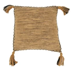 Saro Lifestyle Braided Border Tassel Throw Pillow With Down Filling -Winter Glow Store GUEST 707ff139 fb36 4750 8248 a2d19e46ddd5
