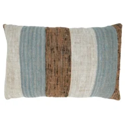 Saro Lifestyle Banded Design Poly-Filled Throw Pillow -Winter Glow Store GUEST 746e5e6b 38e2 4c85 aae8 db1301697bf3