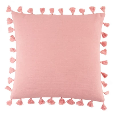 Saro Lifestyle Tassel Throw Pillow With Down Filling 2 Saro Lifestyle Tassel Throw Pillow With Down Filling - Image 2