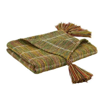 Saro Lifestyle Striped Design Throw Blanket 2 Saro Lifestyle Striped Design Throw Blanket - Image 2