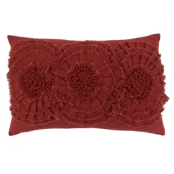 Saro Lifestyle Floral Applique Decorative Pillow Cover 8 Saro Lifestyle Floral Applique Decorative Pillow Cover -Winter Glow Store GUEST 778443b8 74c4 4556 90ee 9e1f13f8a58a
