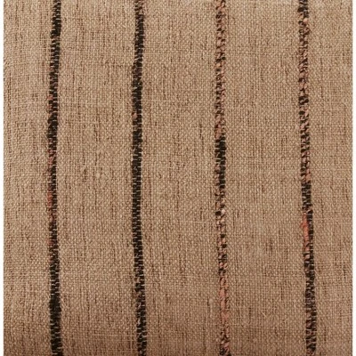 Saro Lifestyle Striped Down-Filled Throw Pillow, Natural 2 Saro Lifestyle Striped Down-Filled Throw Pillow, Natural - Image 2