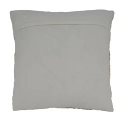 Saro Lifestyle Saro Lifestyle Beaded Flowers Design Throw Pillow Cover, Multi, 16"