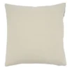 18"x18" Coral Design Cotton Square Throw Pillow Cover Ivory - Saro Lifestyle