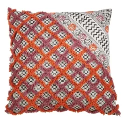 Saro Lifestyle Block Print Embroidered Decorative Pillow Cover 5 Saro Lifestyle Block Print Embroidered Decorative Pillow Cover -Winter Glow Store GUEST 7f6cfbb6 ccfd 4e66 9c6a 44f638b4f303 1