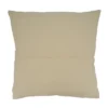 Saro Lifestyle Striped Design Poly-Filled Throw Pillow, Ivory, 22" X 22"