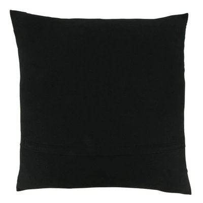 20"x20" Oversize Embroidered Maze Design Square Throw Pillow Cover Black - Saro Lifestyle 1 20"x20" Oversize Embroidered Maze Design Square Throw Pillow Cover Black - Saro Lifestyle