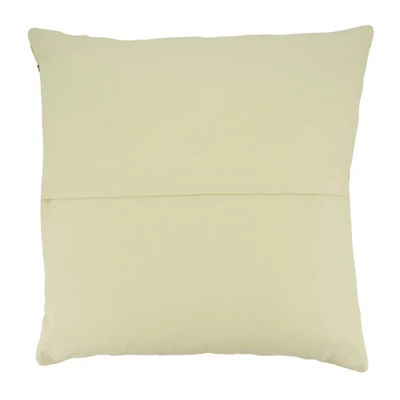 Saro Lifestyle Saro Lifestyle Throw Pillow Cover With Striped Design, Black/White, 20" 1 Saro Lifestyle Saro Lifestyle Throw Pillow Cover With Striped Design, Black/White, 20"